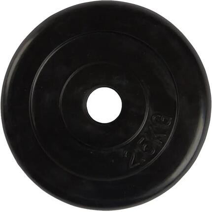 Disque de poids en caoutchouc - Poids de poids - 30 mm - 1,25 kg