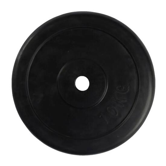 Disque de poids en caoutchouc - Poids de poids - 30 mm - 10 kg