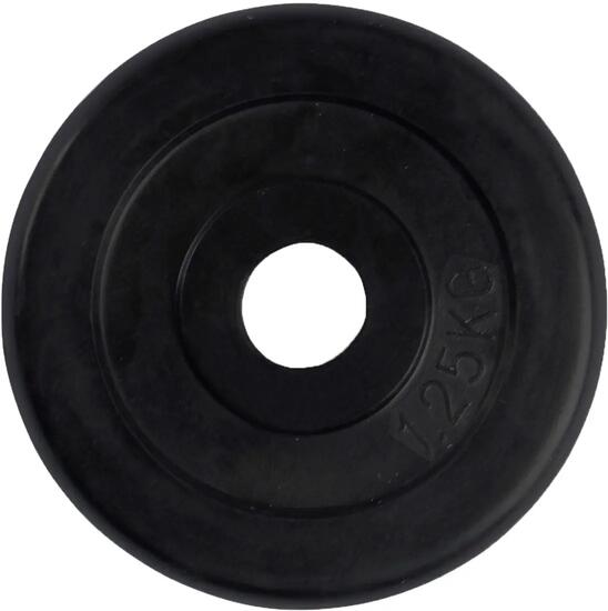 Disque de poids en caoutchouc - Poids de poids - 30 mm - 1,25 kg