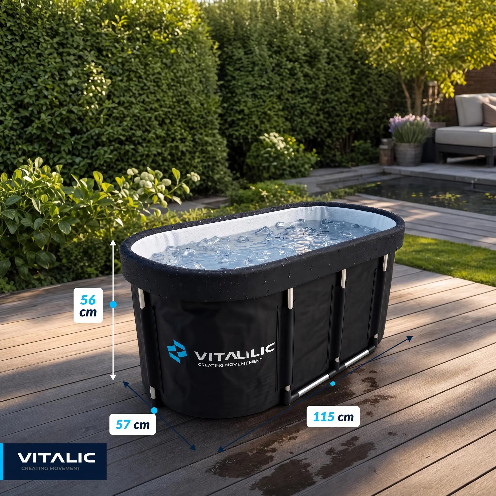 Bañera de hielo - Baño para sentarse - Cubo de hielo - Ice bath 2/6