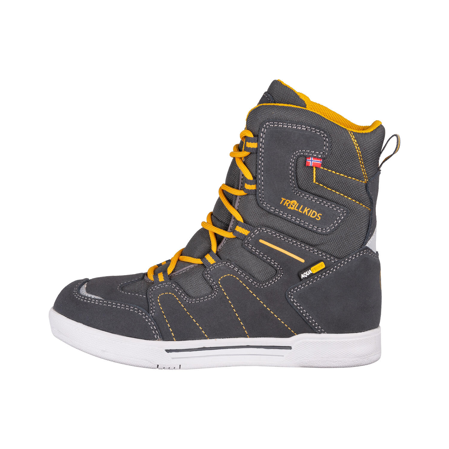 Skanden winter boot anthracite / golden yellow