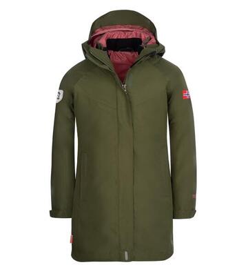 Mädchen 3-in-1-Funktionsjacke Senja Maulbeere/Orchidee