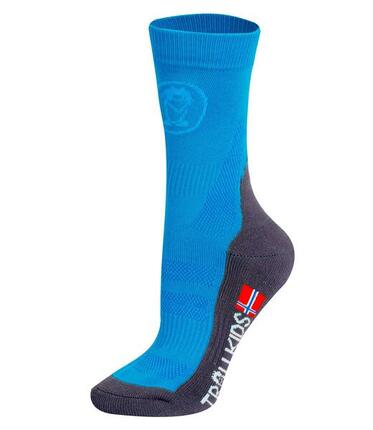 Chaussettes de randonnée enfant mi-hautes magenta