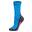 Kinder Wandersocken Mid Cut Marineblau / Orange