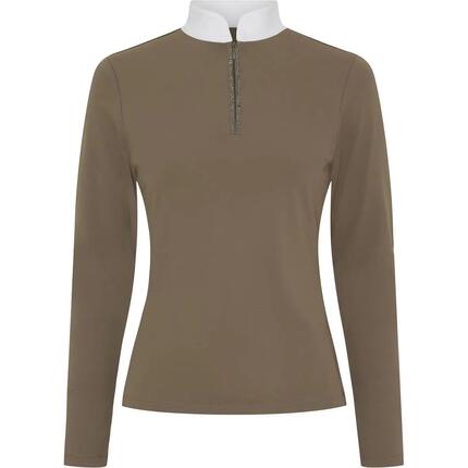Polo d'équitation manches longues femme Catago Vinica