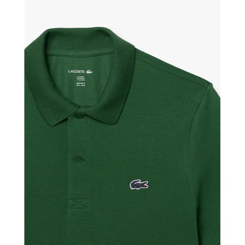 Maglietta Polo Regolare Logo Sul Petto Uomo Lacoste Verde Scuro 6/6