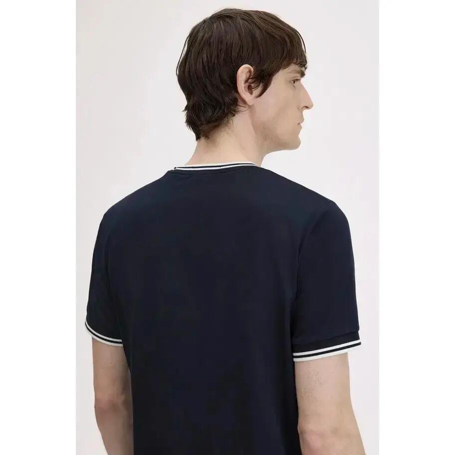 T-shirt de duas faixas Fred Perry 5/5
