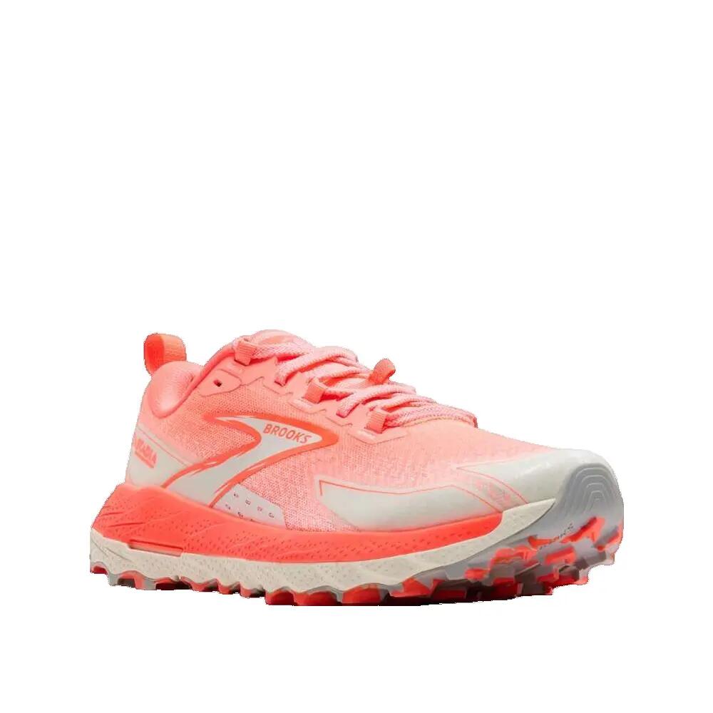 Damen - Trail - Schuhe - Bequem, Stabil, Cascadia 18 - Ember Blue/Wash Flame 2/3