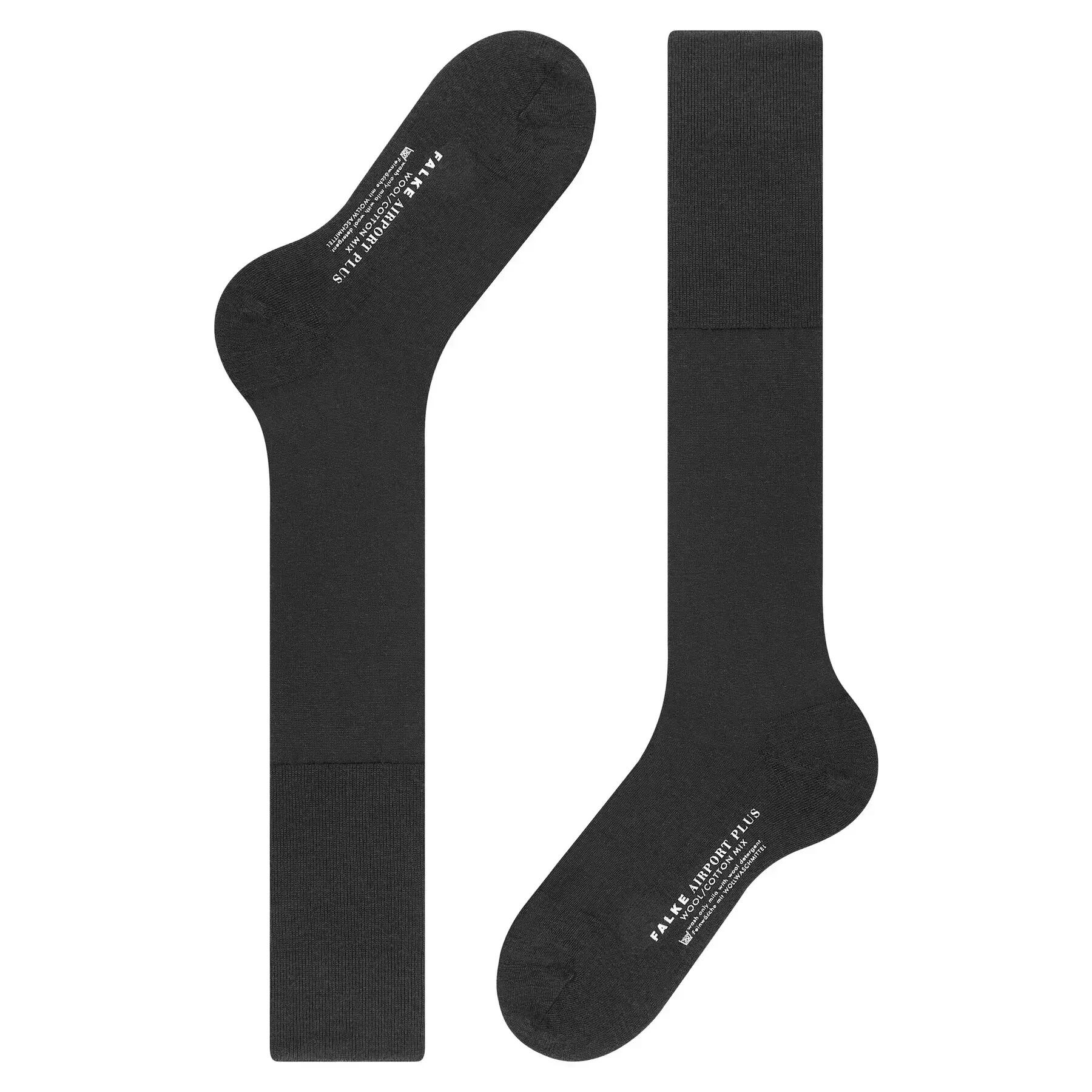 Heren kniekousen Airport Plus - Black - 41-42 5/9