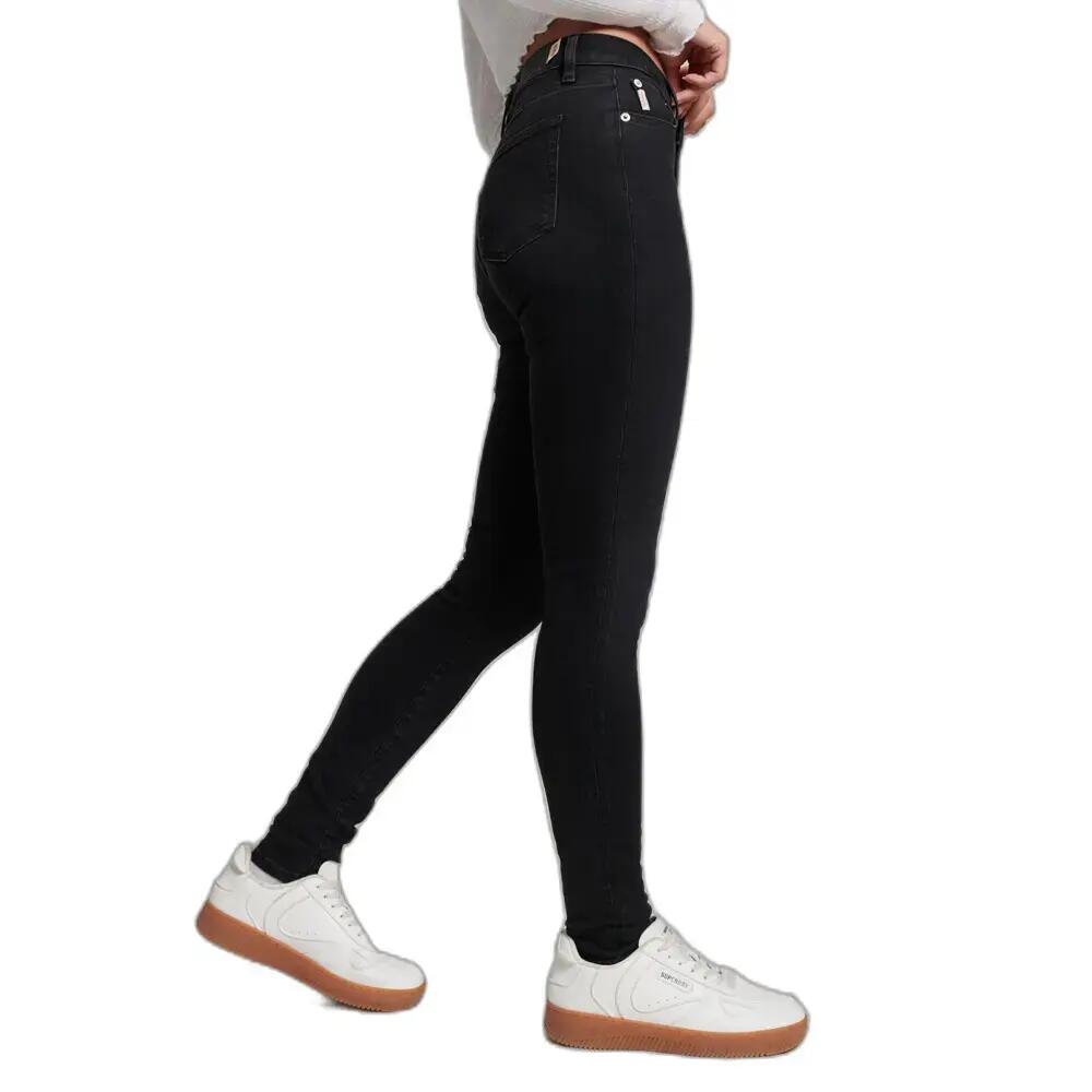 Damskie jeansy skinny z wysoką talią Superdry Vintage 3/5