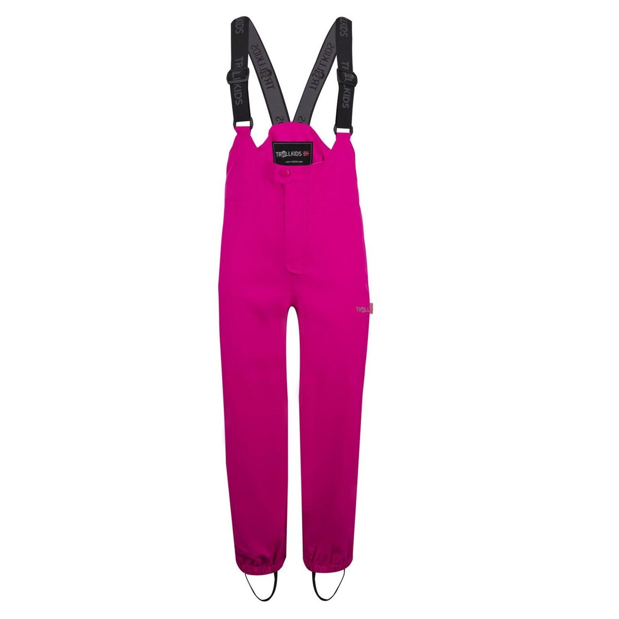 Odda pantaloni da trekking impermeabili per bambini Magenta