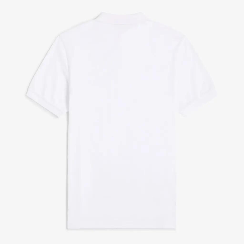 Fred Perry Modell Plain Fred Perry Shirt Farbe Weiß 3/7