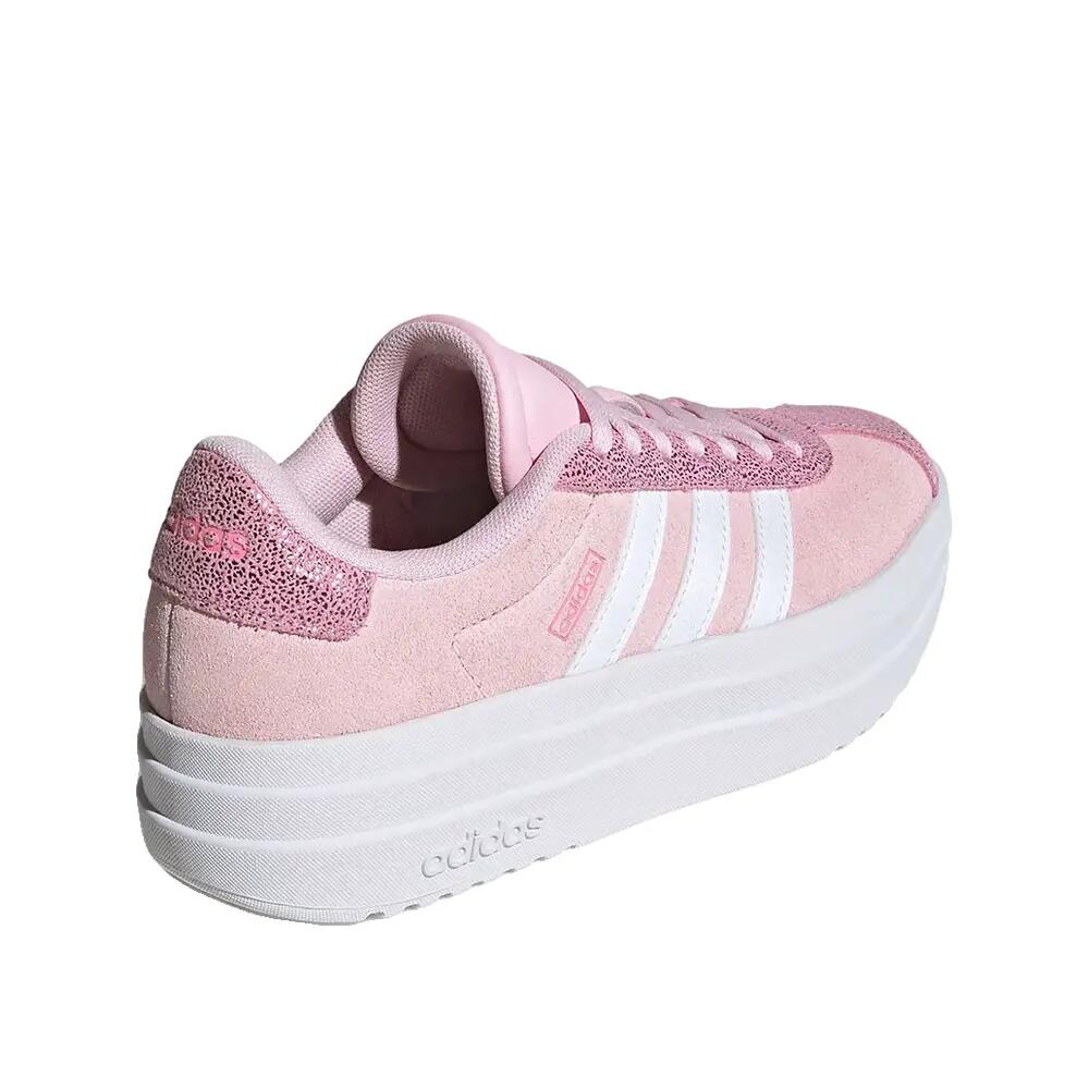 Ténis Adidas Modelo Vl Court Bold J Cor Rosa 7/9