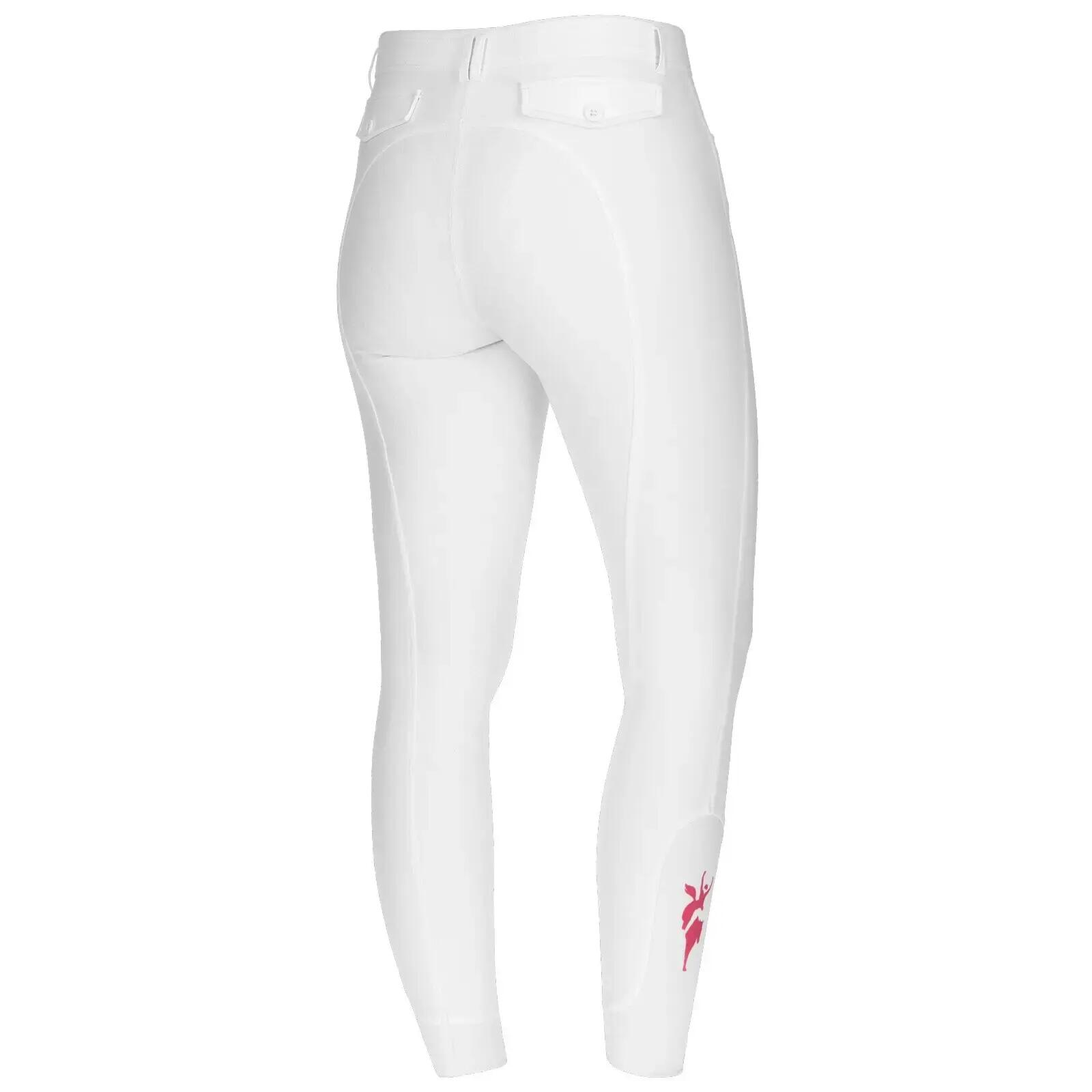 Pantalon équitation à fond intégrale femme Covalliero Janne x PinkRibbon 3/5