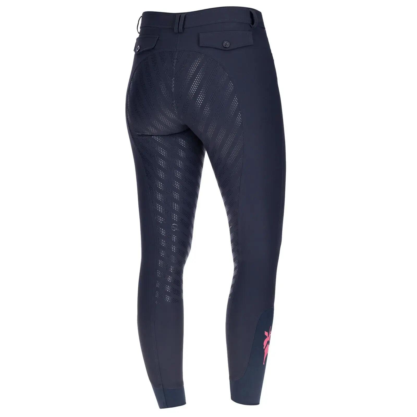 Pantaloni da equitazione a fondo pieno da donna Covalliero Janne x PinkRibbon 4/5