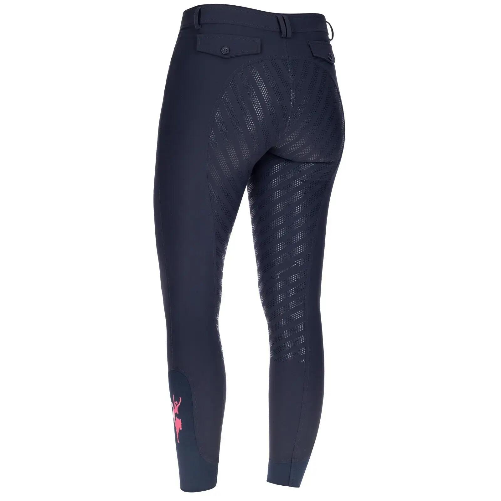 Pantaloni da equitazione a fondo pieno da donna Covalliero Janne x PinkRibbon 3/5