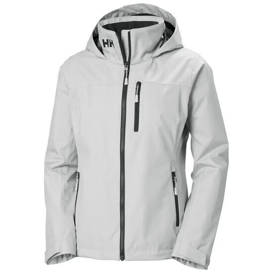 Wasserdichte Zwischenjacke mit Kapuze, Damen Helly Hansen Crew 2.0