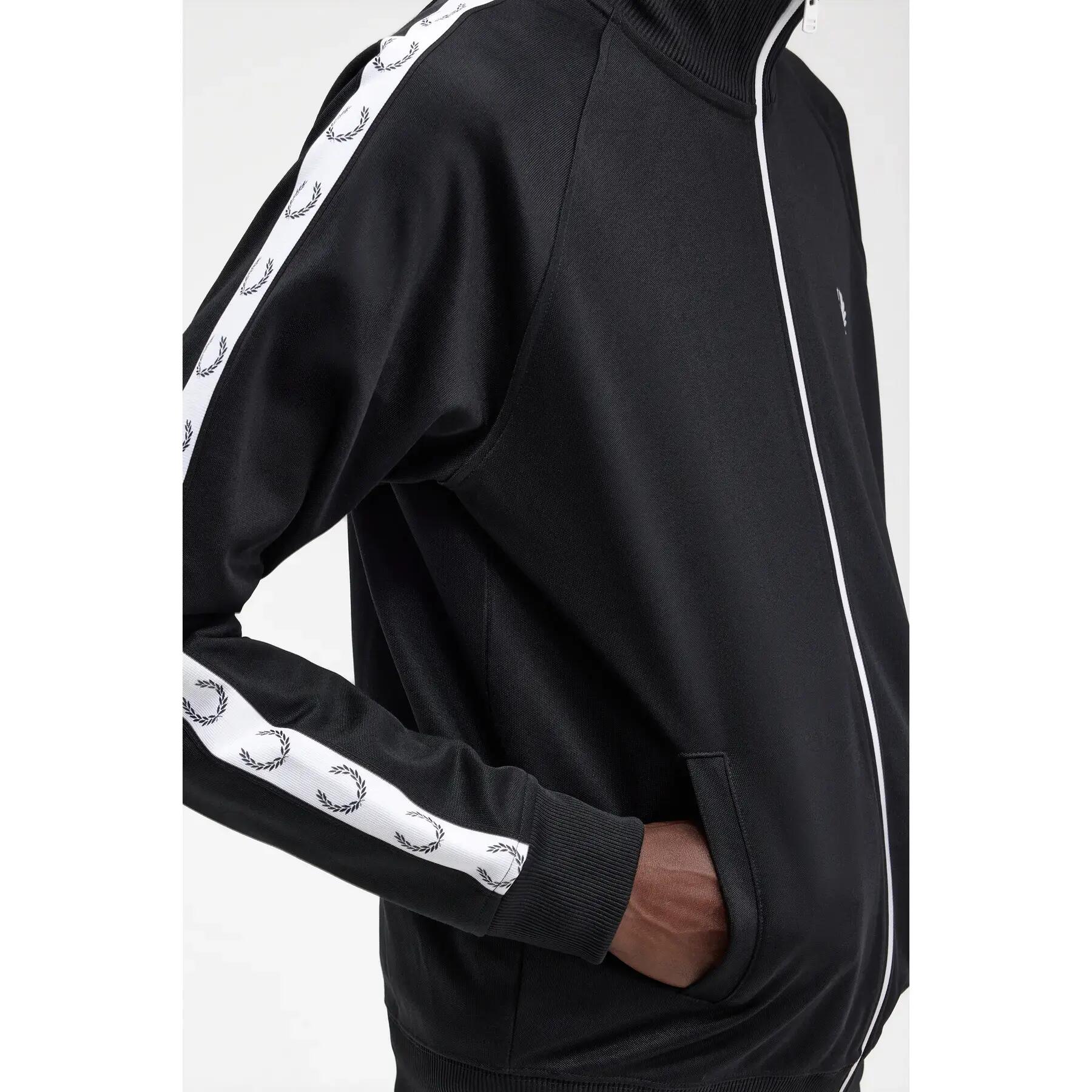 Vestes pour homme Fred Perry Traped Noir. 7/7