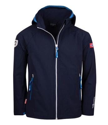 Jas trollkids kvalvika softshell kinderen zwart