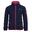 Kinder Fleece Jacke Oppdal XT Marineblau / Magenta