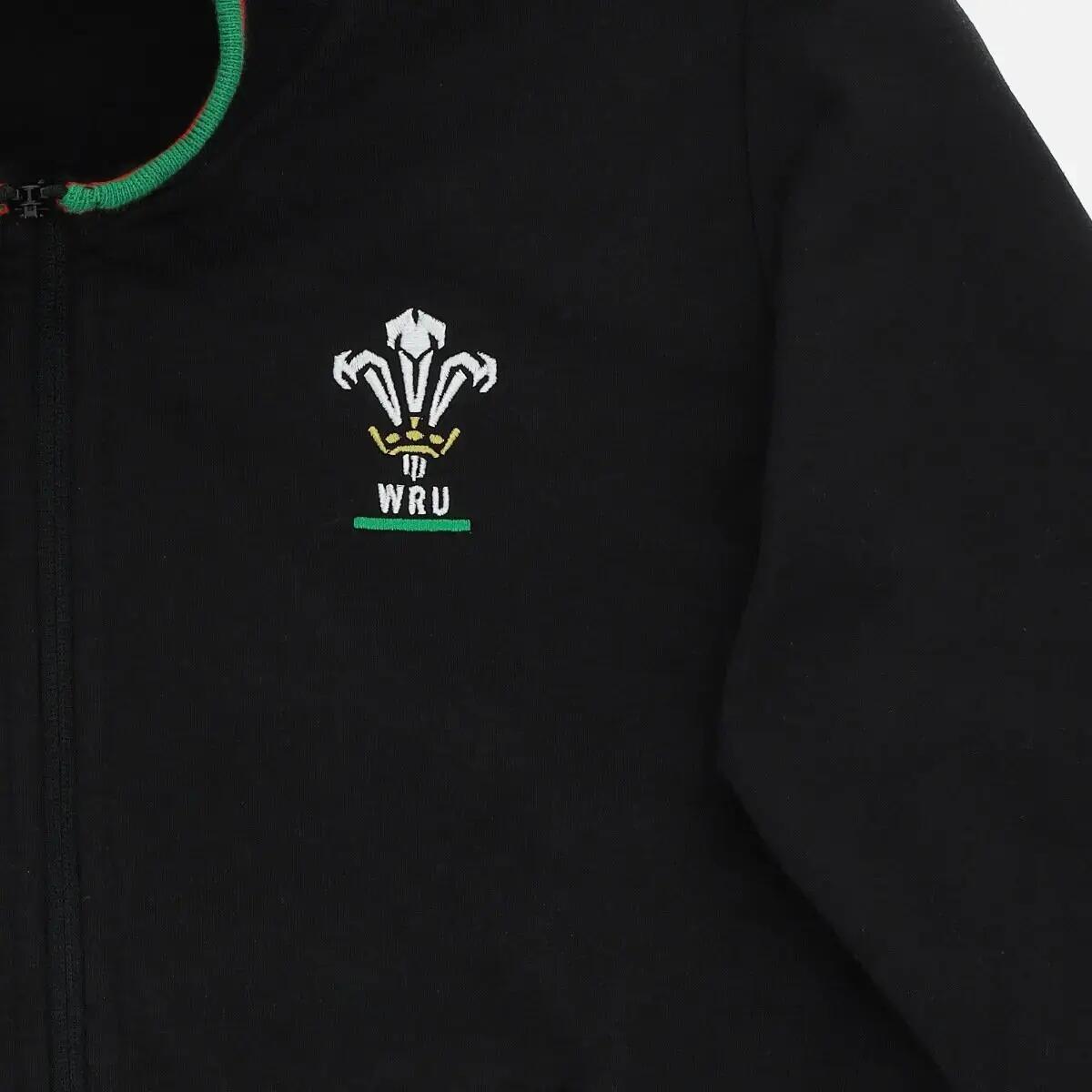 Bluza dziecięca z pełnym zamkiem błyskawicznym Walia Rugby XV WRC Merch CA LF 3/3