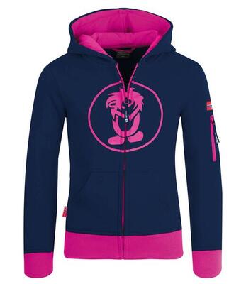 Hoodie Pullover mit Kapuze Sortland Kirschrot/Koralle