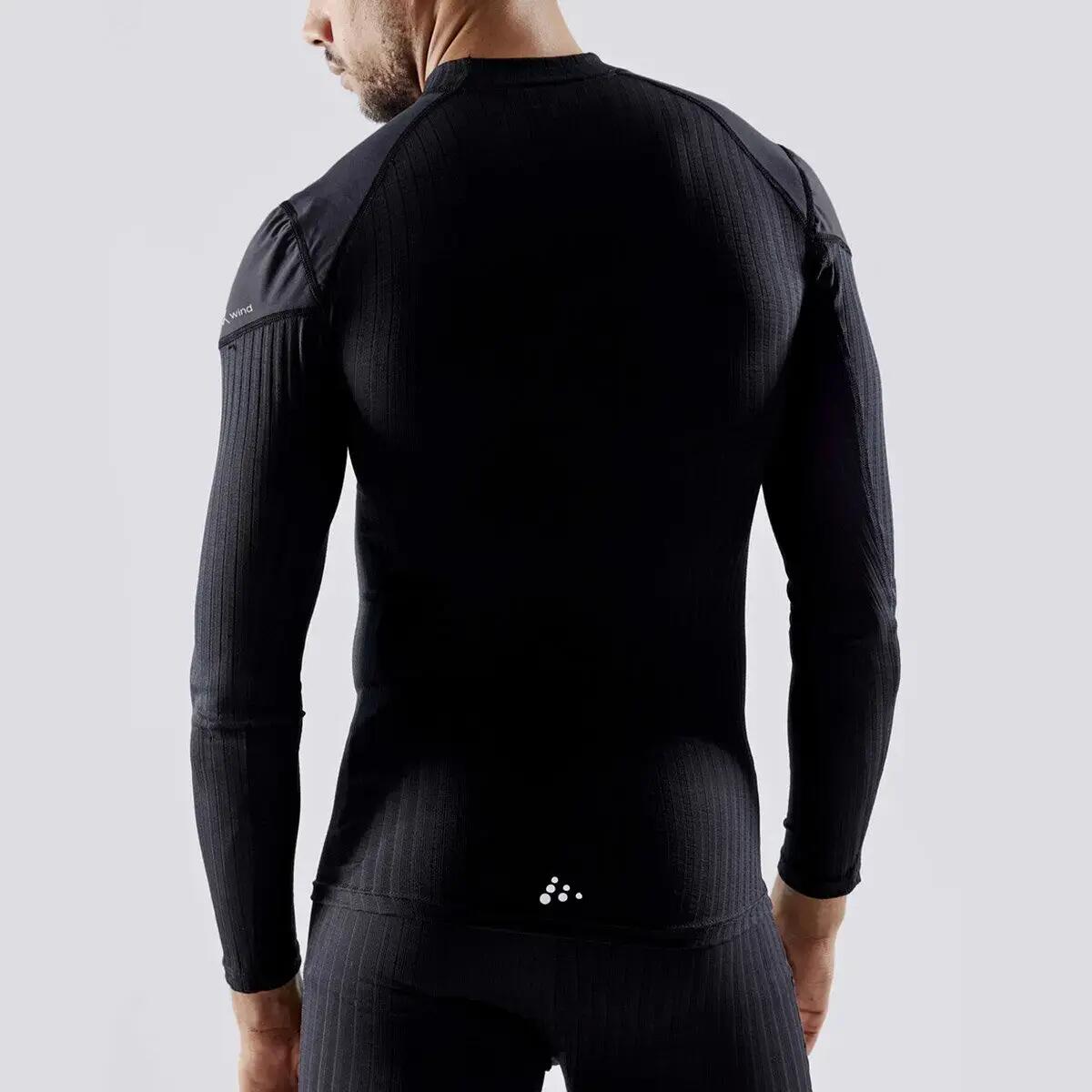 Bluză de corp Craft Active Extreme X Wind LS bărbaţi - negru Granite | anti-vânt 6/6