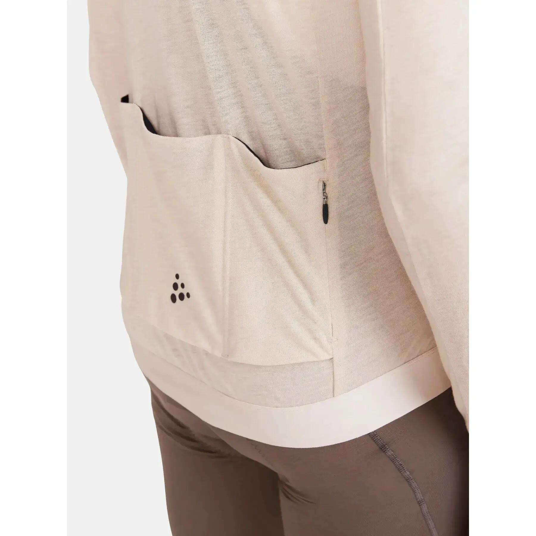 Maillot Manches Longues Craft Core Bike Essence Beige 7/7