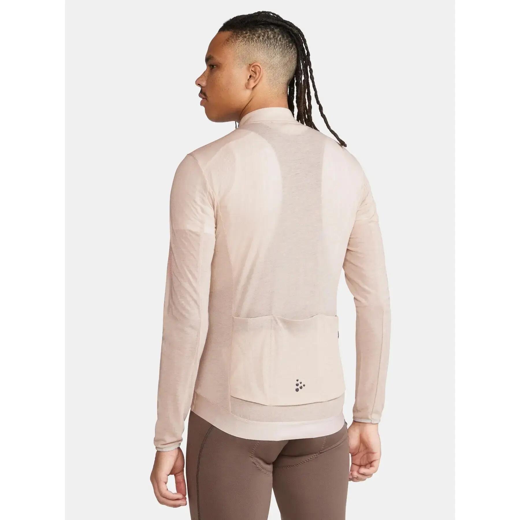 Maillot Manches Longues Craft Core Bike Essence Beige 3/7