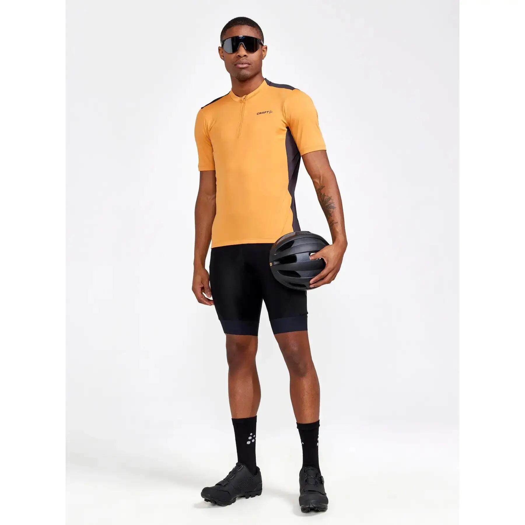 Jersey Craft Core Essence manga curta laranja/preto 3/5