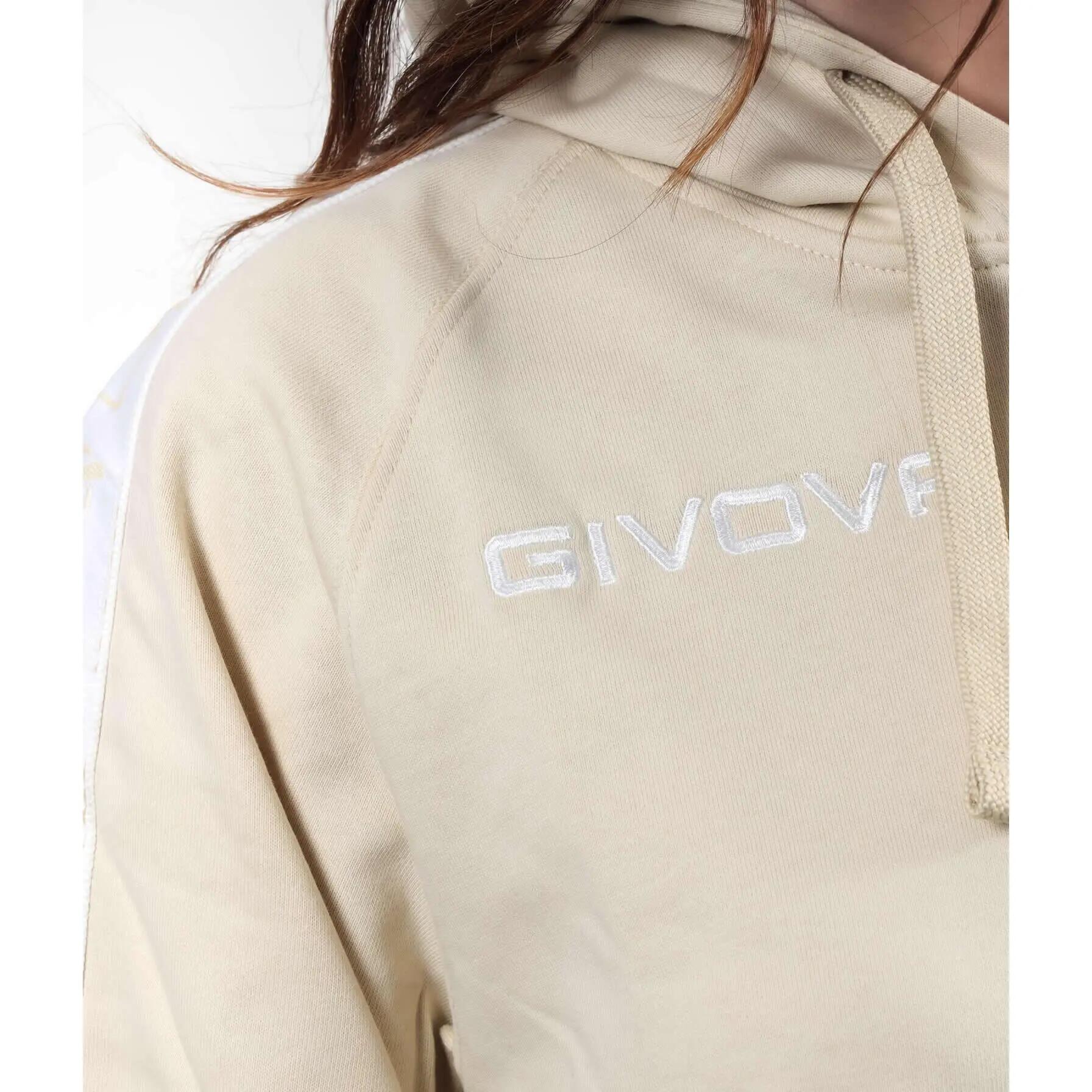 Sweatshirt à capuche avec bande Givova 3/3