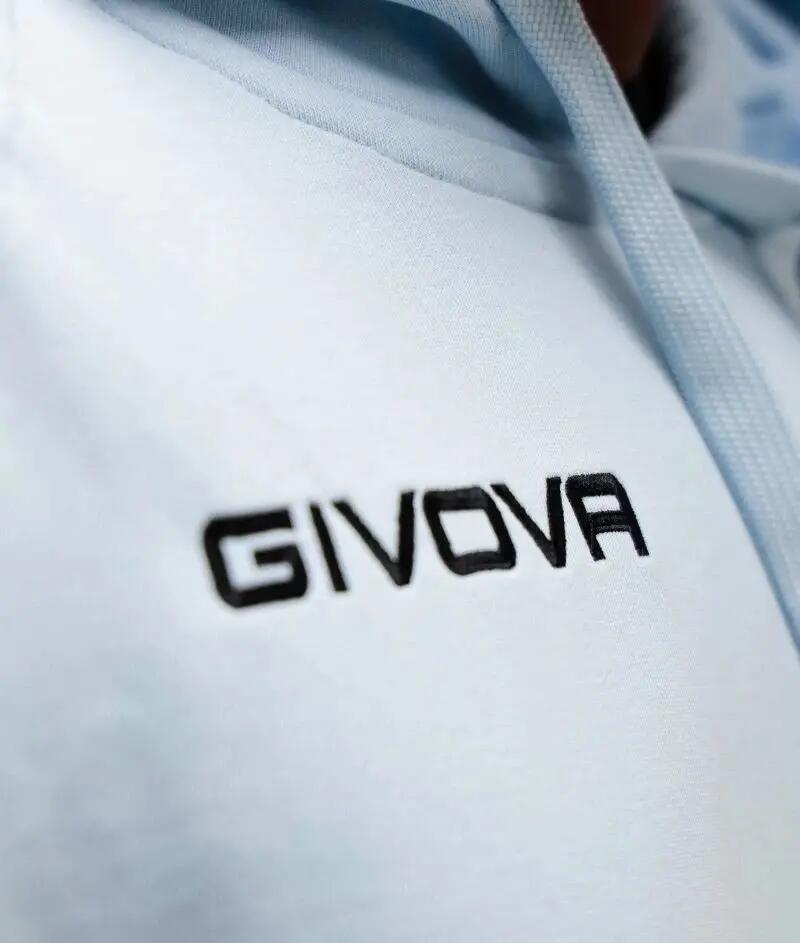 Sweatshirt à capuche avec bande Givova 3/4