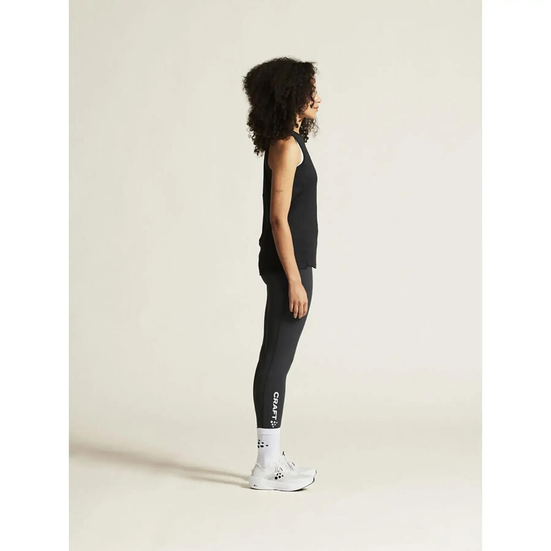 Singlet - Sport - Dames - Rush2.0 - Racerback gerecycled - Zwart 6/12