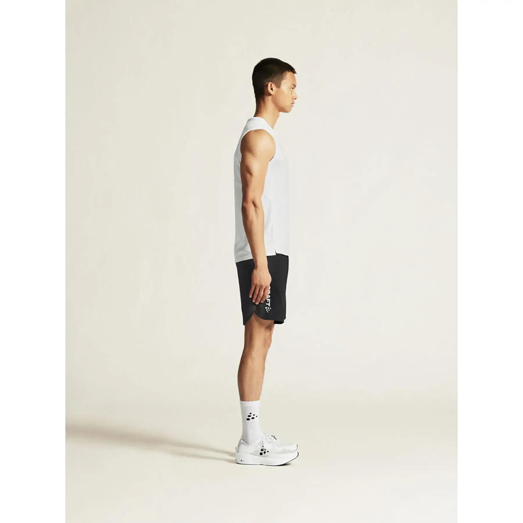 Débardeur - Running - Homme - Dos nageur - Rush 2.0 - Blanc 6/7