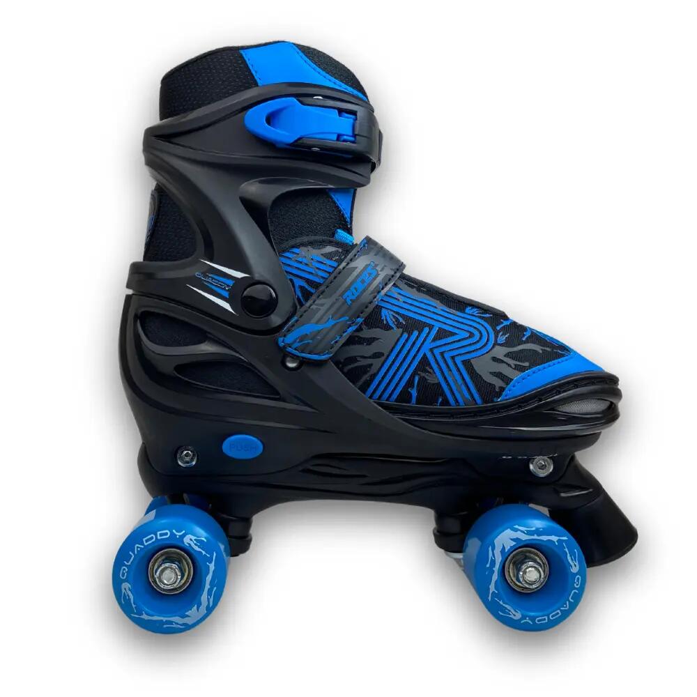Patines - Quaddy 3.0 - Niños - ajustables - negro - azul 2/5