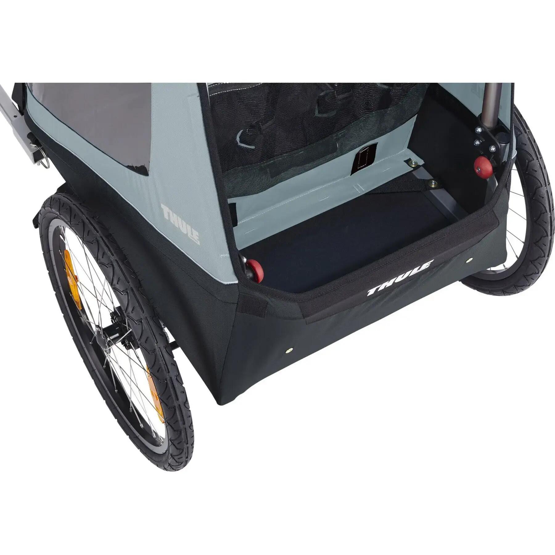 THULE Coaster XT child bike trailer, blue 7/7