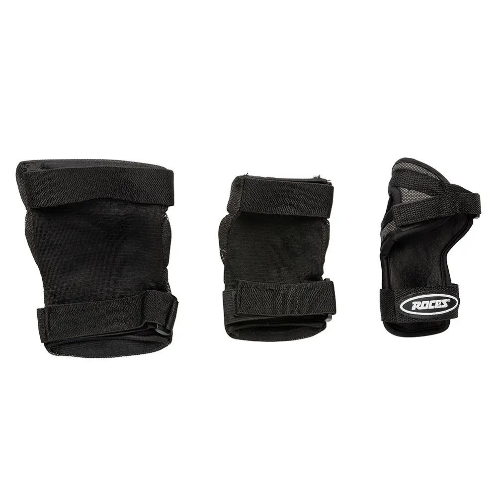 Ventilato - Protezione per pattini - Confezione da 3 - Adulti - Nero 2/6