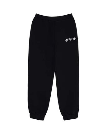 Pantalon de jogging coupe large SURF FEELING WIDE BRUSHED Noir Fille