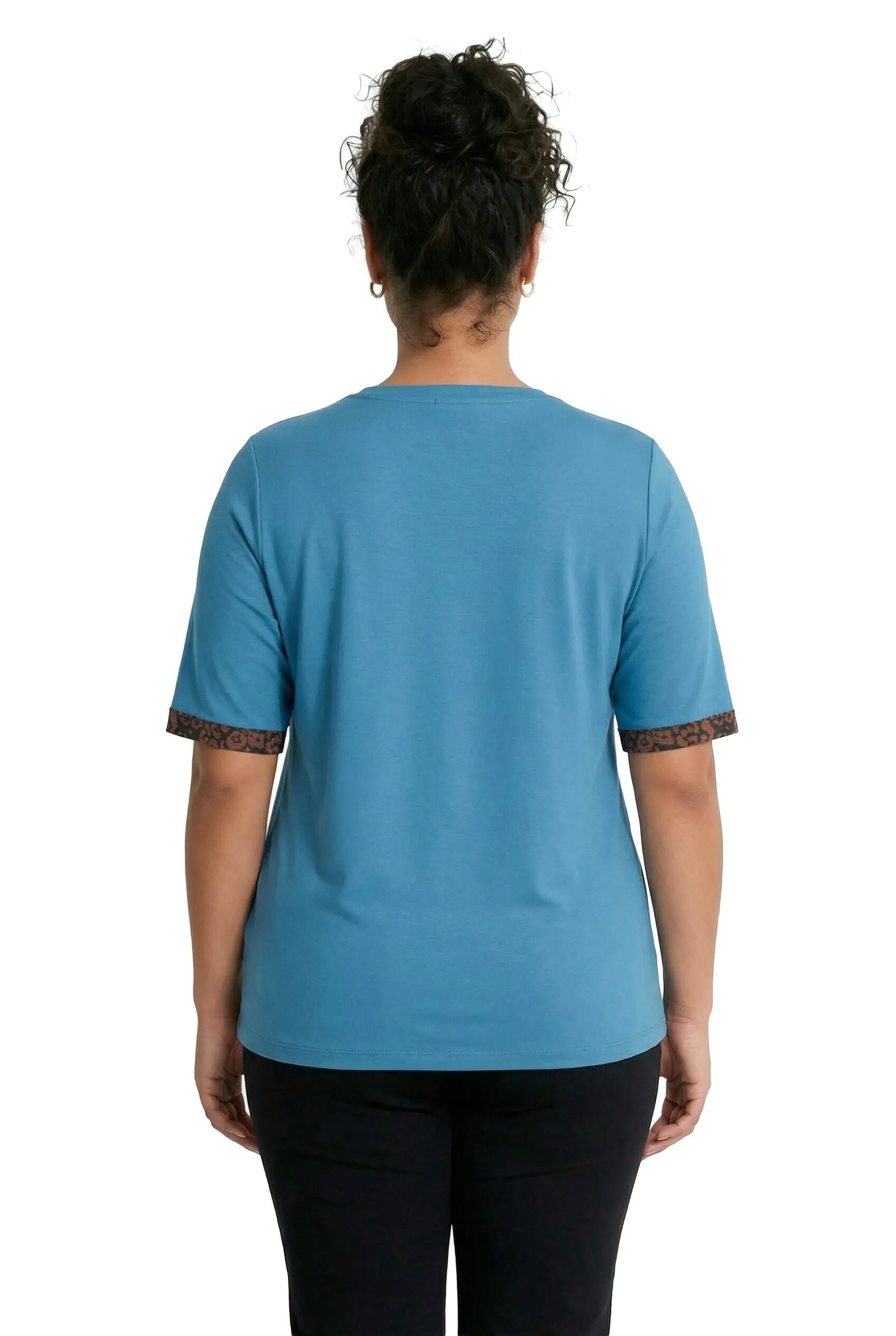 Femme T-shirt technique avec motif imprimé décolleté rond et manches courtes 5/13