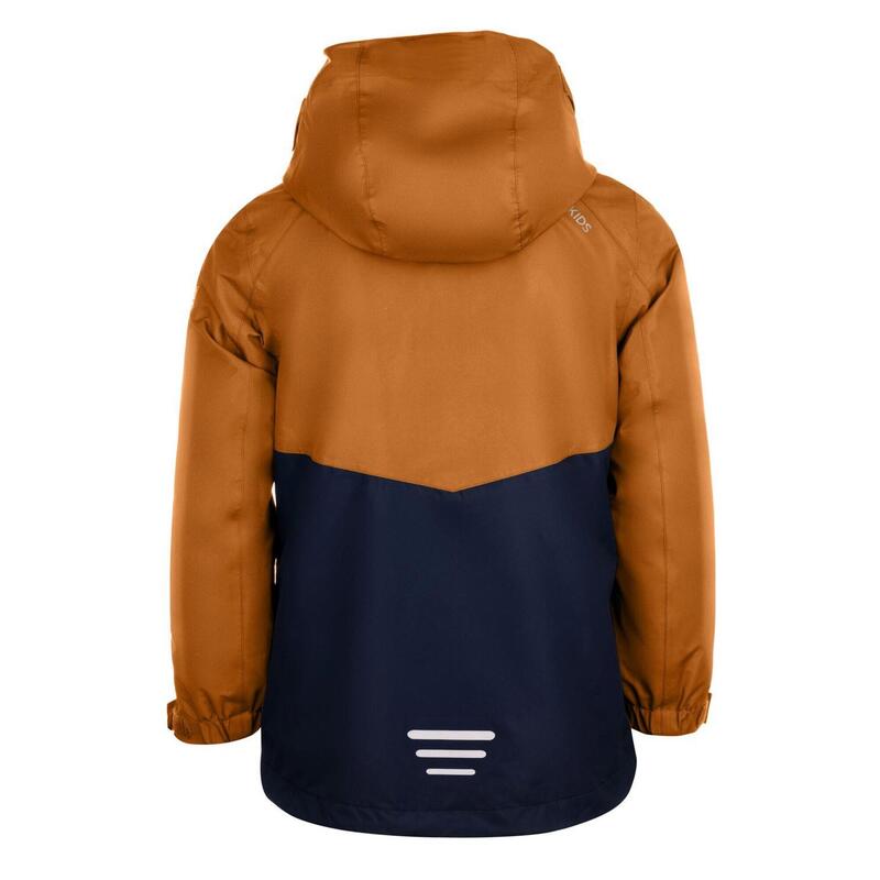 Kinder 3in1 Jacke Bryggen Bronze/Marineblau