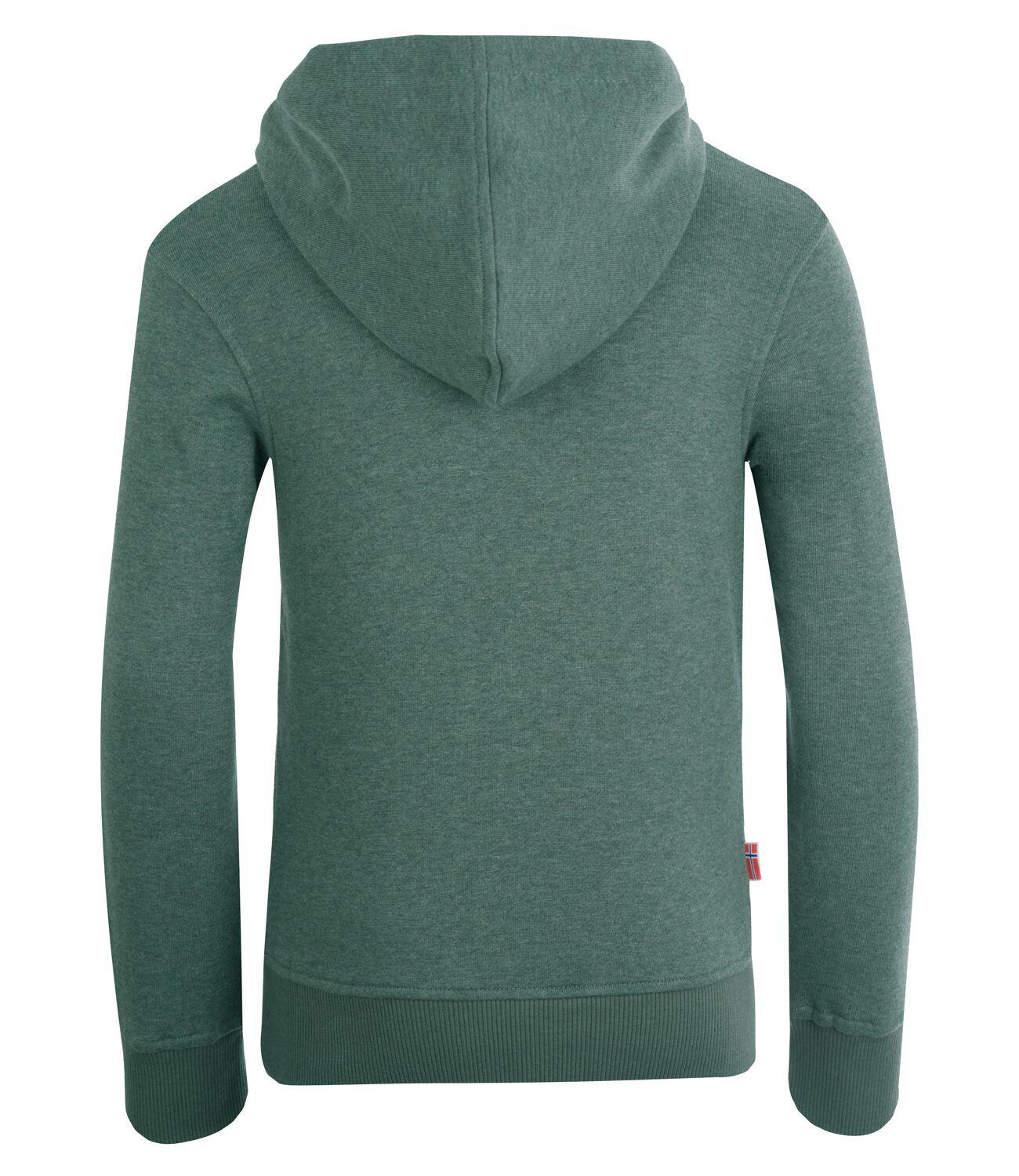 Kinder Hoodie Pullover Trondheim Khakigrün 2/2