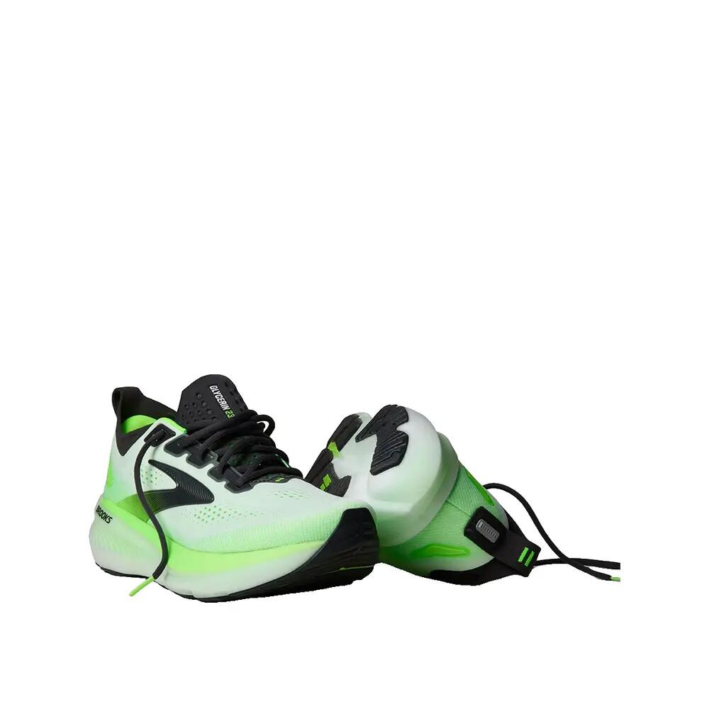 Chaussures de course Brooks Glycerin 23 Blanc/Phantom/Vert Gecko 7/8