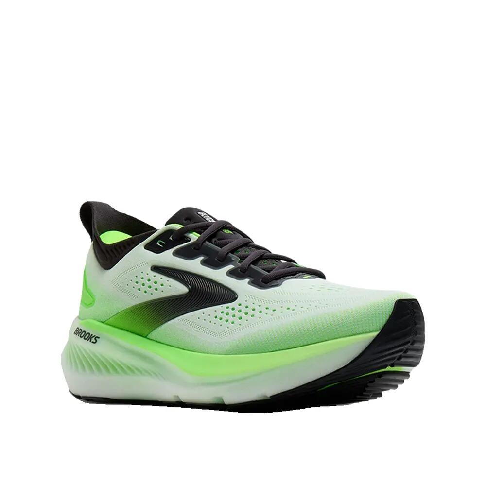 Chaussures de course Brooks Glycerin 23 Blanc/Phantom/Vert Gecko 3/8