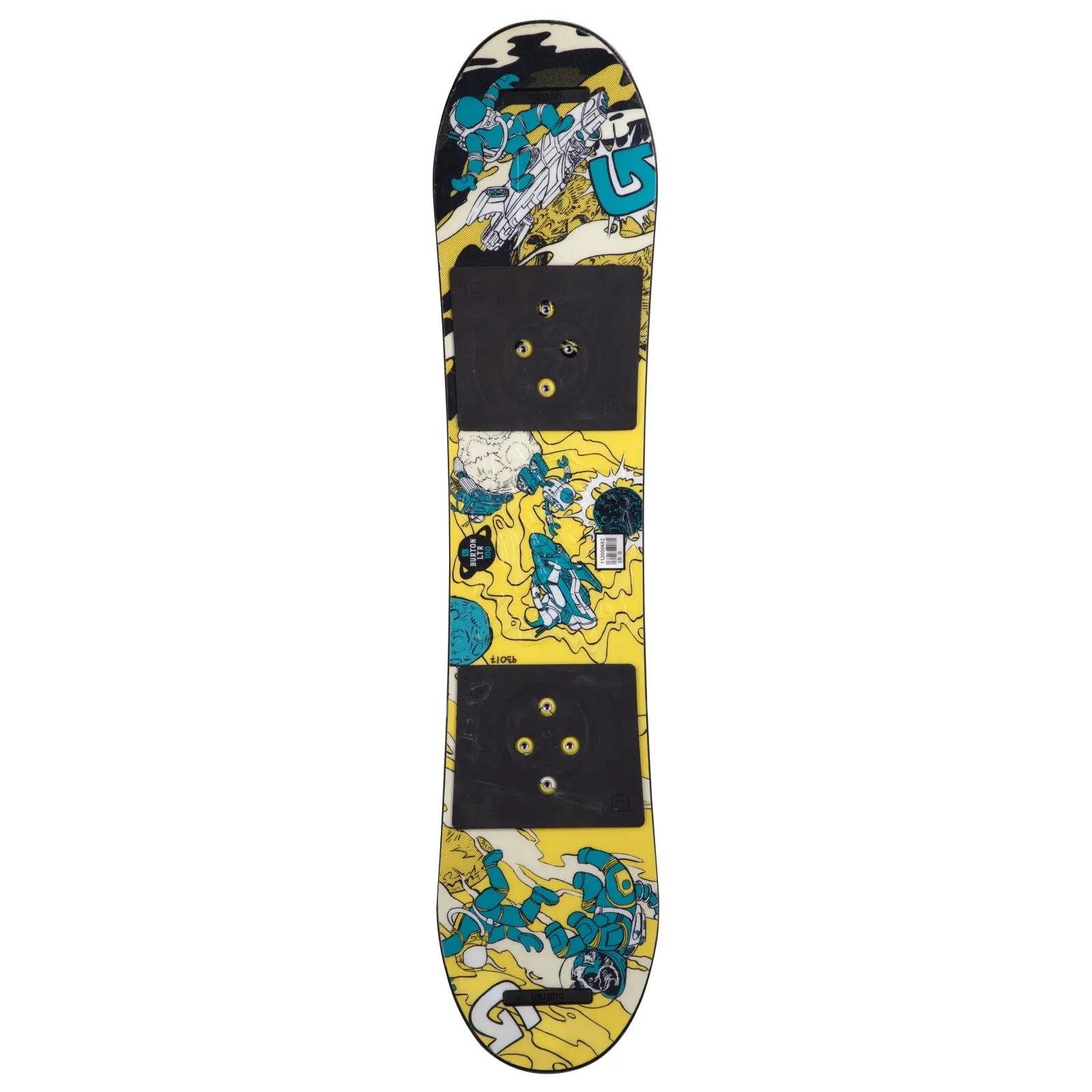 TWEEDEHANDS - Snowboard Occasion Junior Burton Ltr + Fixation Coque 1/4