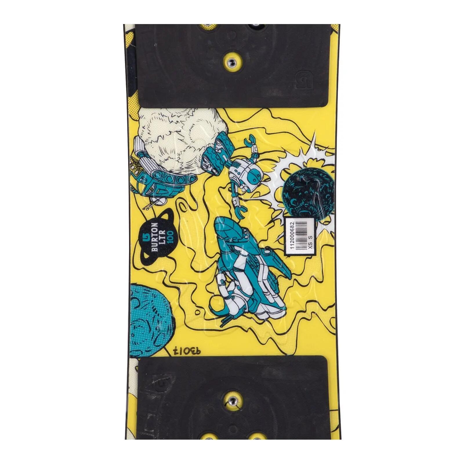 TWEEDEHANDS - Snowboard Occasion Junior Burton Ltr + Fixation Coque 3/4