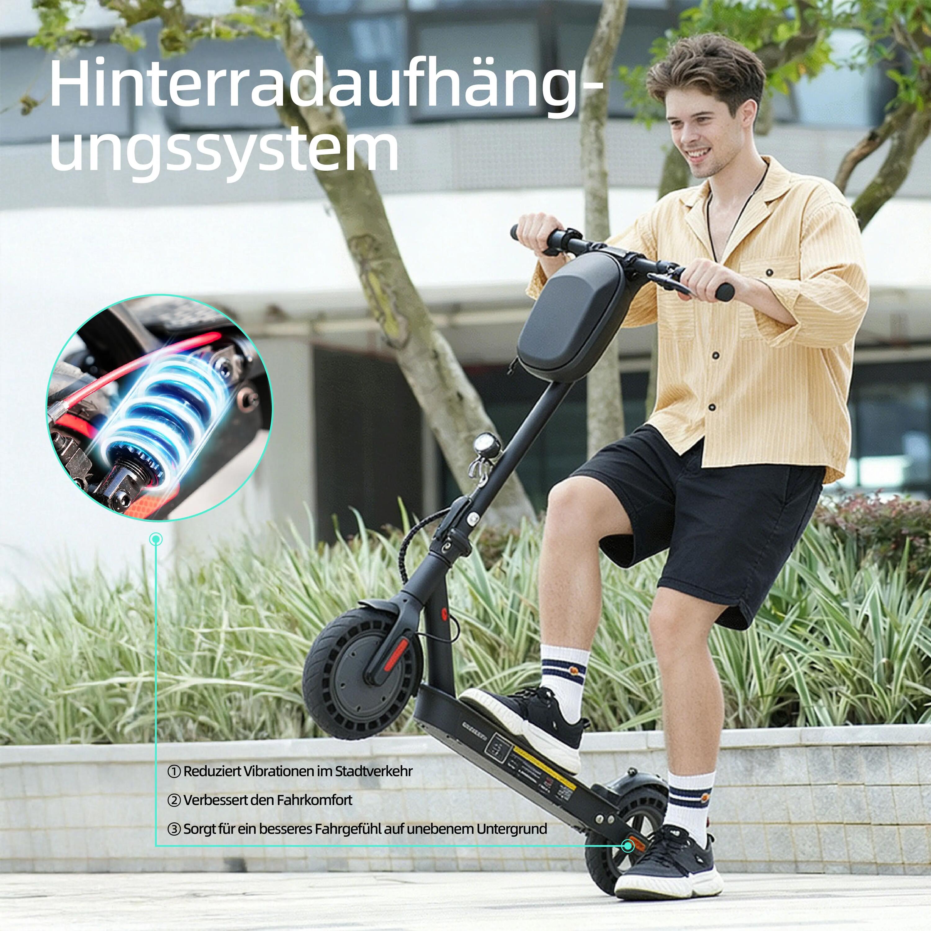 Patinete Eléctrico isinwheel E9TMAX｜Batería 36V10AH｜Neumático 10" 5/7