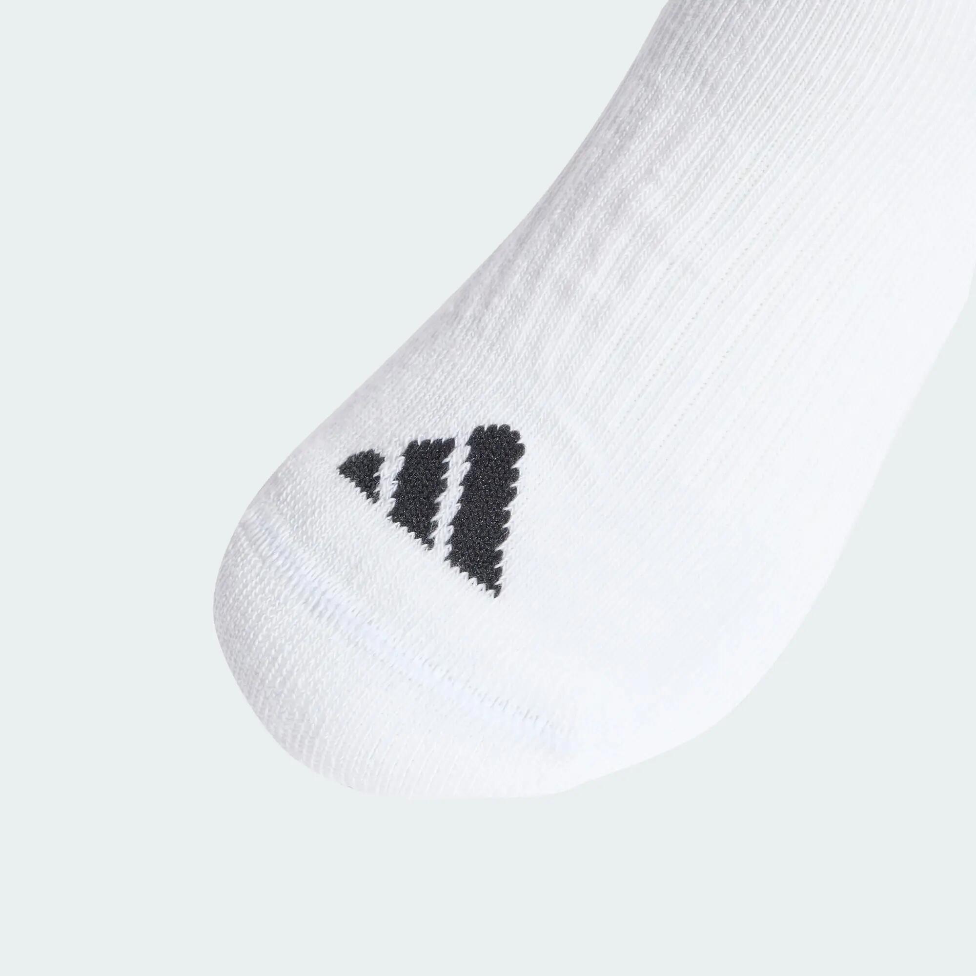 Pack de 3 pares de calcetines clásicos 3-Stripes con amortiguación para niños 2/4
