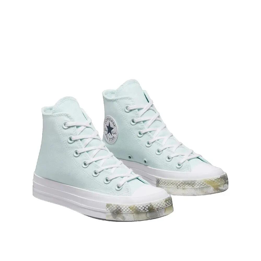Chaussures Converse Chuck 70 Hi Marbled Bleue 3/3