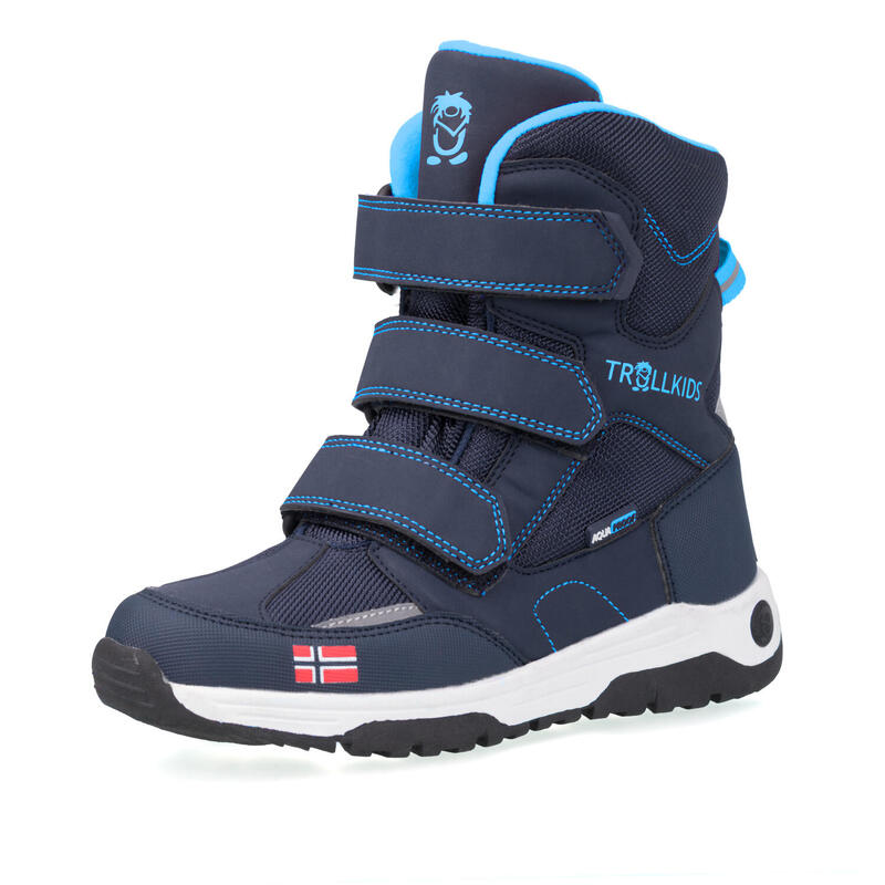 Kinder Winter Schuh Lofoten Wasserdicht Marineblau / Mittelblau