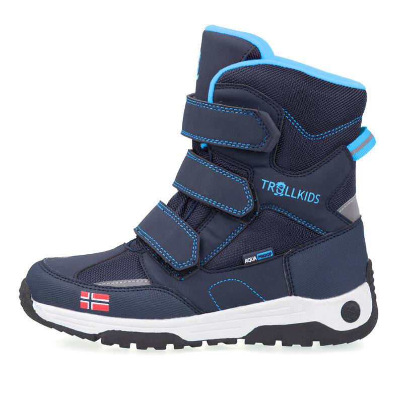 Kinder Winter Schuh Lofoten Wasserdicht Marineblau / Mittelblau